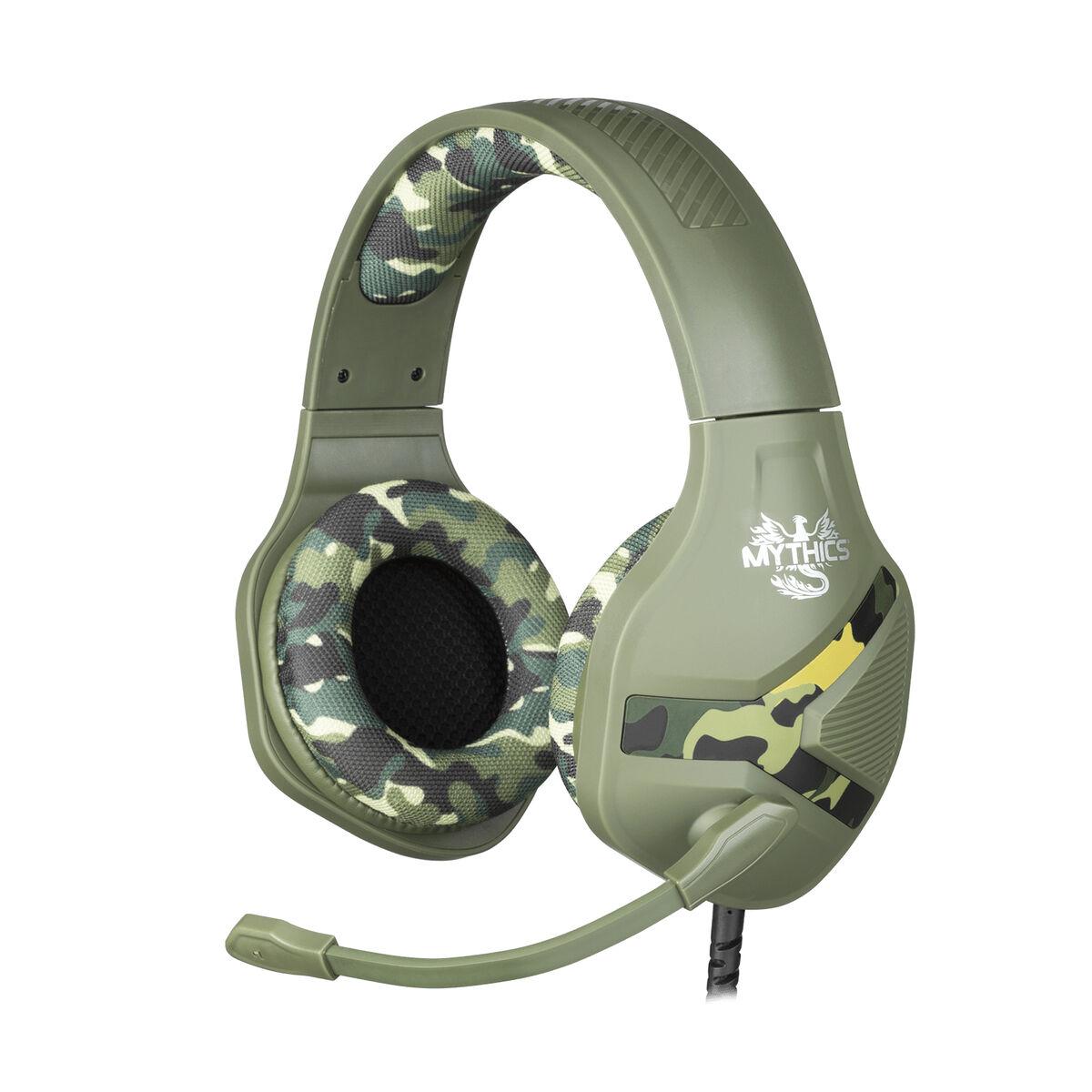 Auriculares com microfone KONIX KX MY UNIV NEMESIS CAMO Preto Multicolor