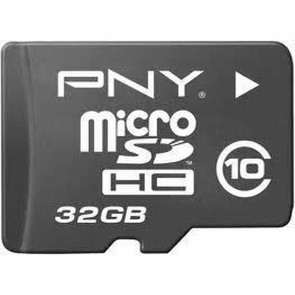 Cartão de Memória Micro SD com Adaptador PNY ‎SDU32GBHC10HP-EF Classe 10 32 GB