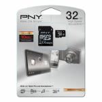 Cartão de Memória Micro SD com Adaptador PNY ‎SDU32GBHC10HP-EF Classe 10 32 GB