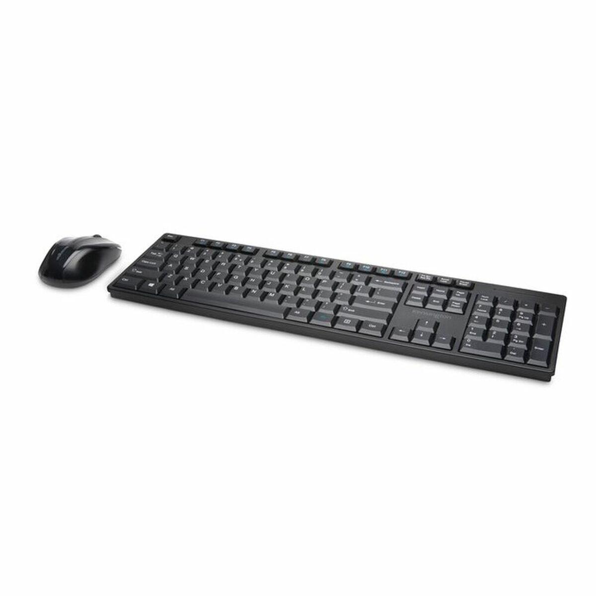 Teclado e Rato sem Fios Kensington K75230ES Preto Espanhol Qwerty espanhol QWERTY