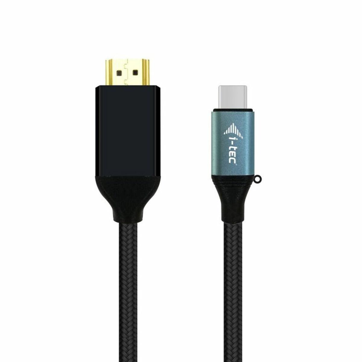 Cabo USB-C para HDMI i-Tec C31CBLHDMI60HZ2M Preto 2 m 4K Ultra HD