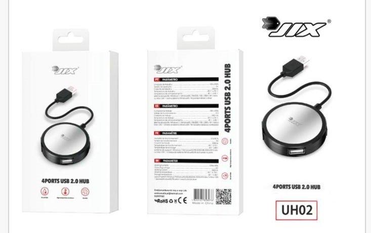 HUB USB 2.0 com 4 Portas (UH02)