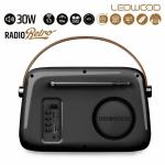 Rádio Transistor Ledwood ALMA BLK Preto 30 W