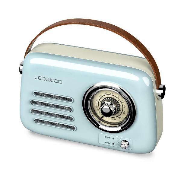 Rádio Transistor Ledwood ALMA BLUE Azul 30 W