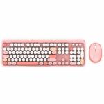 Teclado e Rato Mobility Lab Pure Color Rose Azerty Francês