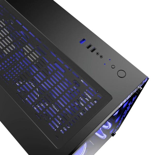 Caixa Semitorre ATX MRED Crystal Sea