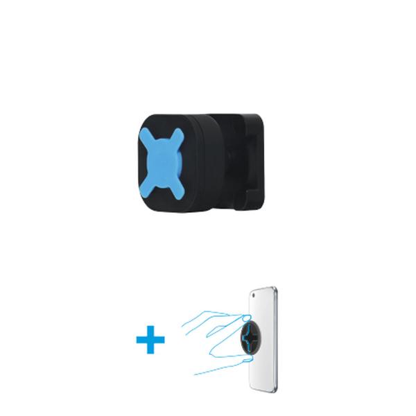 Suporte para telemóveis Mobilis 044003 Azul Preto ABS Plástico