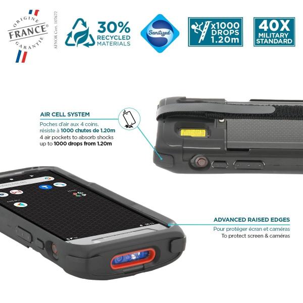 Capa para Telemóvel Mobilis PROTECH Preto