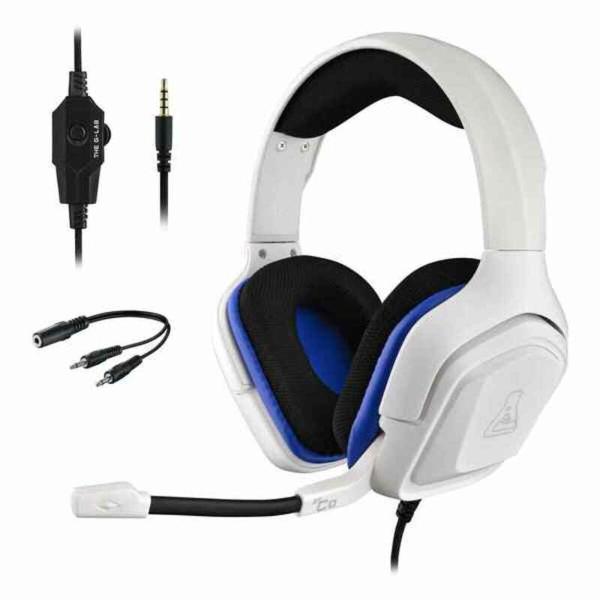Auriculares com microfone The G-Lab KORP-COBALT-W Branco Sem Fios