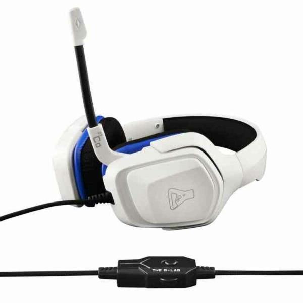 Auriculares com microfone The G-Lab KORP-COBALT-W Branco Sem Fios