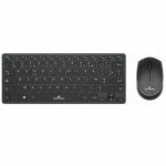 Teclado e Rato Bluestork Sans fil Ultra compact Preto