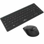 Teclado e Rato Bluestork Sans fil Ultra compact Preto