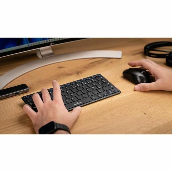 Teclado e Rato Bluestork Sans fil Ultra compact Preto