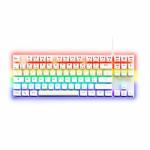 Teclado Gaming The G-Lab Mercury AZERTY Branco