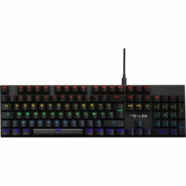 Teclado Bluetooth The G-Lab AZERTY Preto Francês