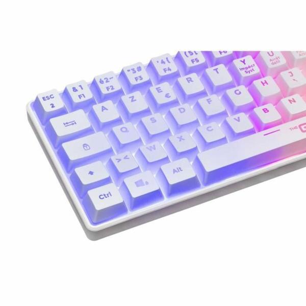 Teclado Bluetooth The G-Lab Azerty Francês Branco