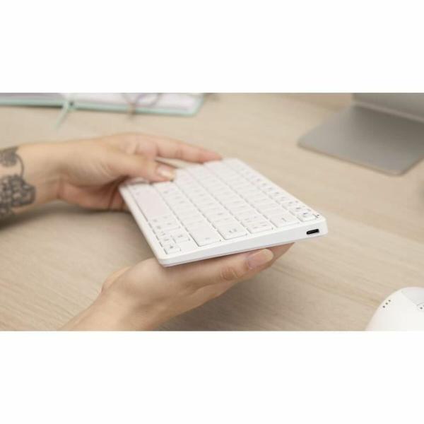 Teclado Bluestork Azerty Francês Branco