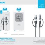 Cabo 4 em 1 Type-C / USB (M33) – 60W + PD 27W