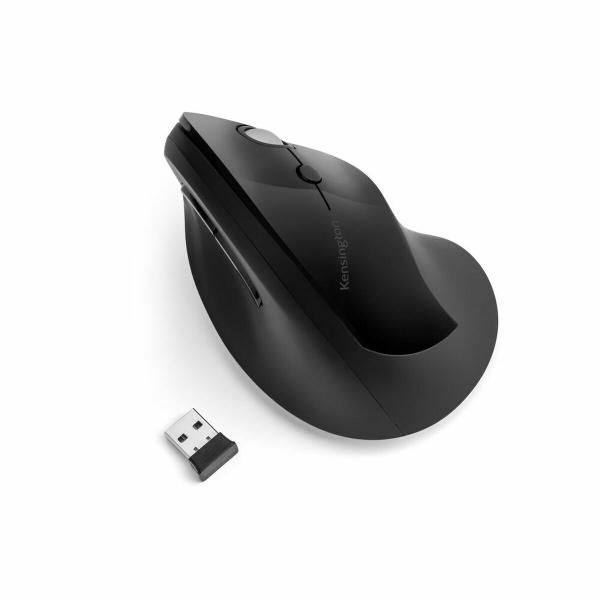 Rato Ergonómico Ótico Kensington K75501EU Preto 1600 dpi