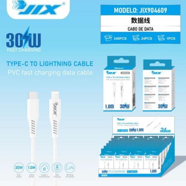 Cabo de Dados Lightning para Type-C (1M) – 30W