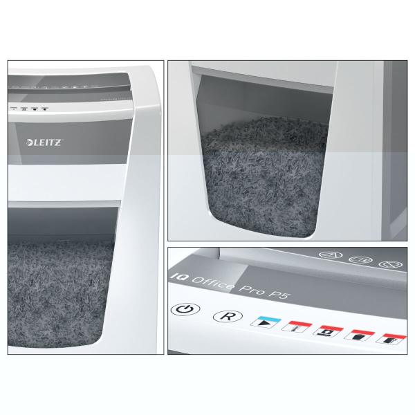Trituradora de Papel Micro-Corte Leitz Office Pro P5 Leitz IQ 30 L