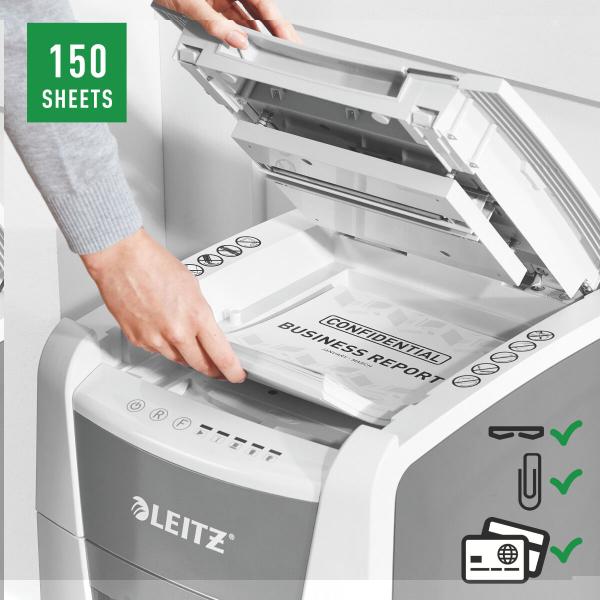 Trituradora de Papel Micro-Corte Leitz IQ 150 Autofeed P5