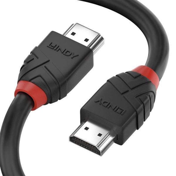 Cabo HDMI LINDY BLACK LINE Preto 7,5 m
