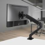 Suporte de Mesa para Ecrã LINDY EINZELMONTAGE - SCHWARZ
