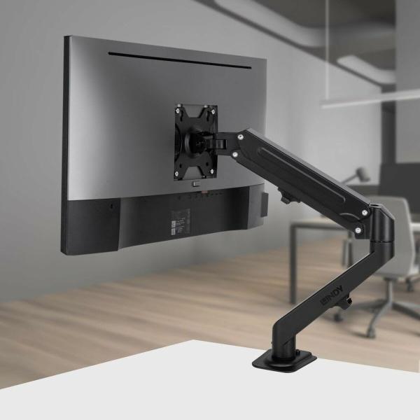 Suporte de Mesa para Ecrã LINDY EINZELMONTAGE - SCHWARZ