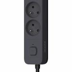 Extensão com 4 tomadas com interruptor QUARX (1,5 m)