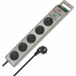 Extensão com 5 Tomadas com Interruptor Brennenstuhl Super-Solid 3600 W (2,5 m)