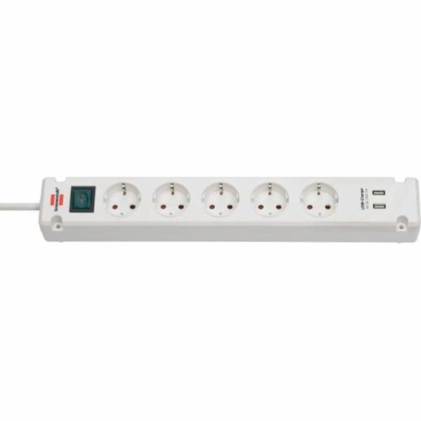 Extensão com 5 Tomadas com Interruptor Brennenstuhl Bremounta 3600 W USB x 2 (3 m)
