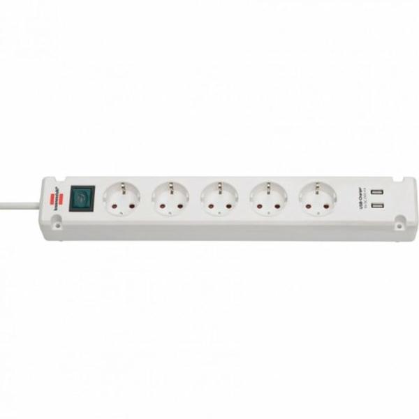 Extensão com 5 Tomadas com Interruptor Brennenstuhl Bremounta 3600 W USB x 2 (3 m)