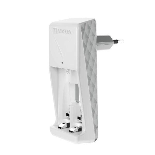 Carregador de pilhas Varta 57656 101 401 Mini 2 Pilhas Branco AA/AAA