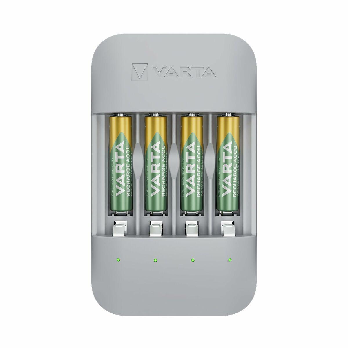 Carregador de pilhas Varta Eco Charger Pro 56813 AAA 4 Pilhas