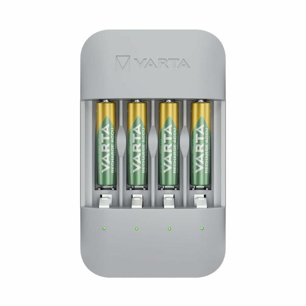 Carregador de pilhas Varta Eco Charger Pro 56813 AAA 4 Pilhas