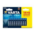 Pilhas Varta Longlife Power (20 Peças)