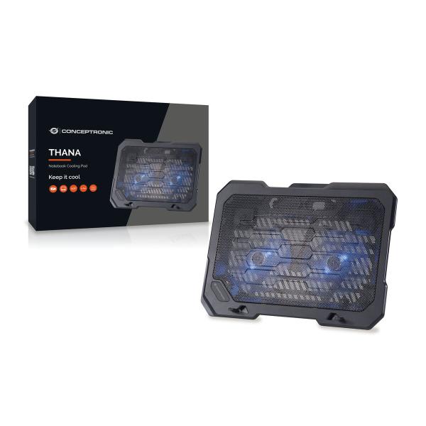 Base de Refrigeração para Portátil Conceptronic 110505107 300 W