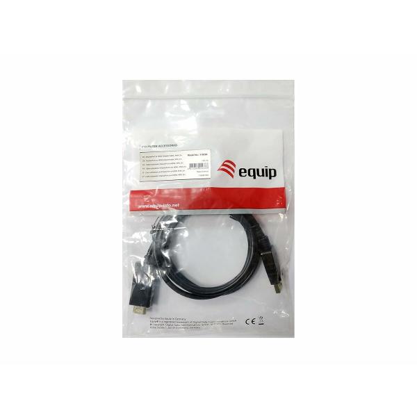 Adaptador DisplayPort para HDMI Equip 119390 Preto 2 m