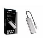 Hub USB Conceptronic 110519607101 Prateado