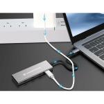 Hub USB Conceptronic 110519607101 Prateado
