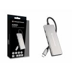 Hub USB Conceptronic 110519707101 Prateado