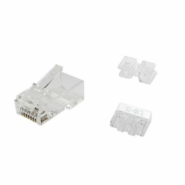 Conector RJ45 Categoria 6 UTP Equip 121146 Transparente 100 Unidades