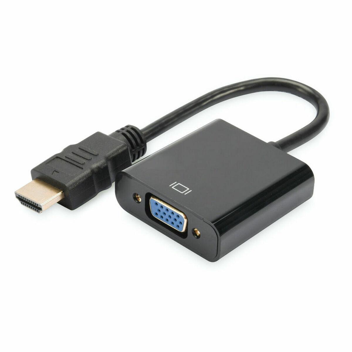 Adaptador HDMI para VGA Digitus DA-70461 Preto