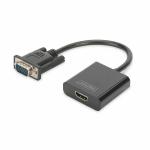 Adaptador HDMI para VGA Digitus DA-70473 Preto