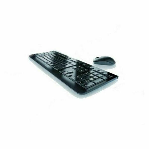 Teclado e Rato sem Fios Cherry JD-0710ES-2 Preto Qwerty espanhol QWERTY