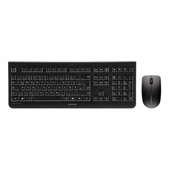 Teclado e Rato sem Fios Cherry JD-0710ES-2 Preto Qwerty espanhol QWERTY