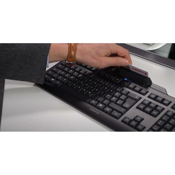 Teclado Cherry JK-A0400EU-2 Preto Qwerty espanhol QWERTZ QWERTY Qwerty US