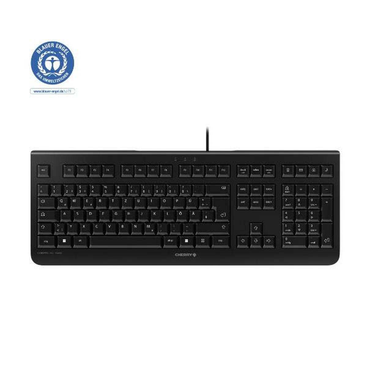Teclado Cherry KC 1000 Preto Qwerty espanhol