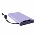 Powerbank Integral 10000 mAh Roxo Lilás Violeta